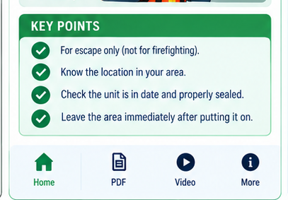 ✅ REMEMBER — ESCAPE ONLY